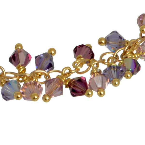 Purple Passion Crystal Charm Bracelet – YUMI JEWELRY + PLANTS