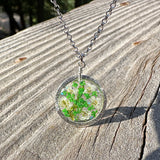 Green Botanical Garden Necklace - BG 206