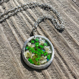 Green Botanical Garden Necklace - BG 206