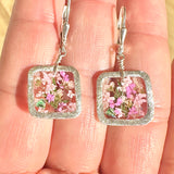 Pink Botanical Garden Earrings - BG 230