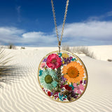 Botanical Flower Necklace - BG 220