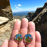 Mountains and Flowers Earrings - BG 180