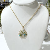 White Botanical Garden Necklace - BG 222