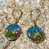 Mountains and Flowers Earrings - BG 180