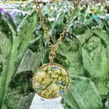 White Botanical Garden Necklace - BG 222