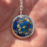 Blue Botanical Garden Necklace - BG 205